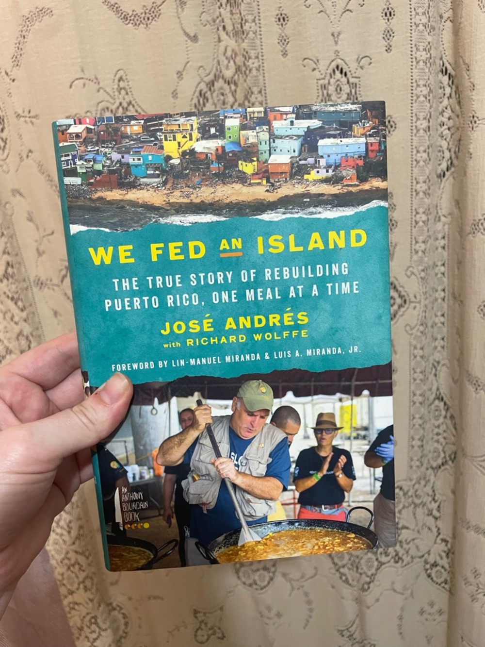 We Fed an Island by José Andrés - Teal Cover